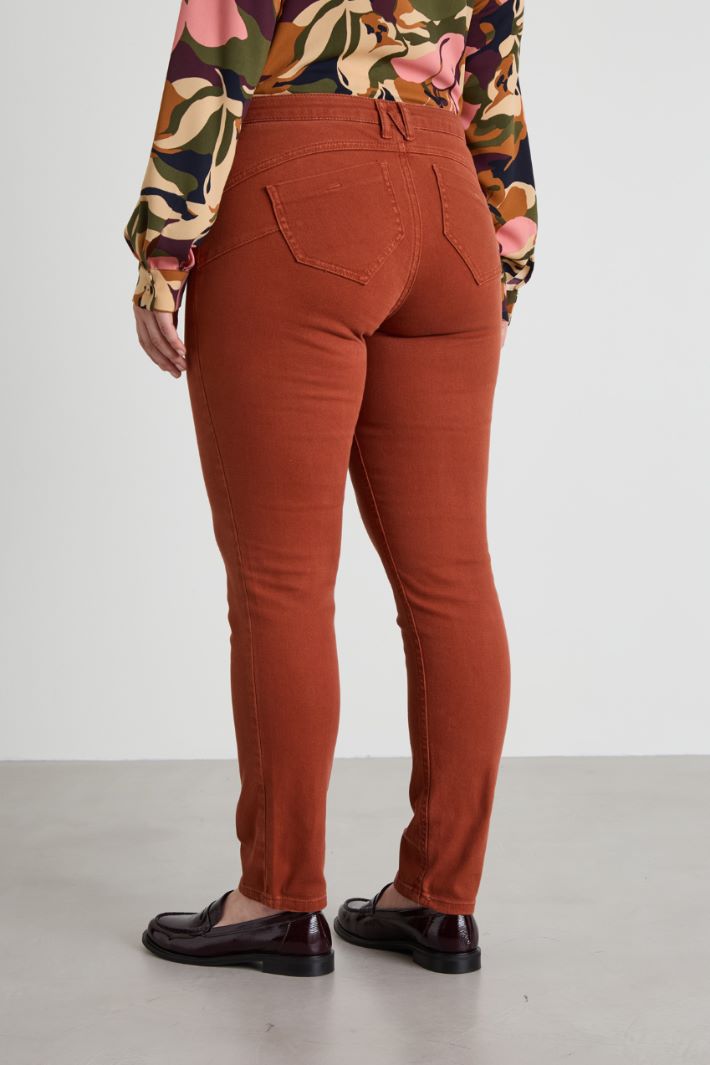 Stretch cotton bull trousers Intrend - 3