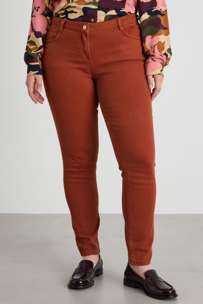 Stretch cotton bull trousers Intrend - 2