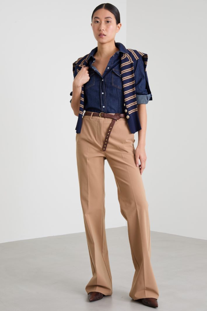 Flared trousers Intrend