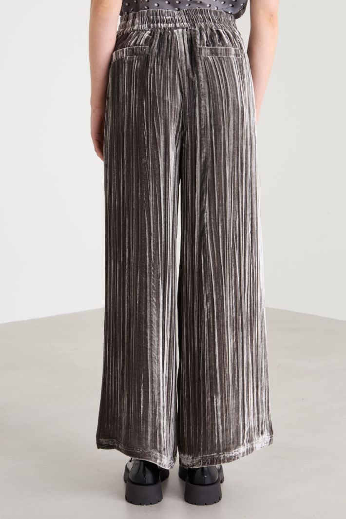 Velvet jogger trousers Intrend - 3