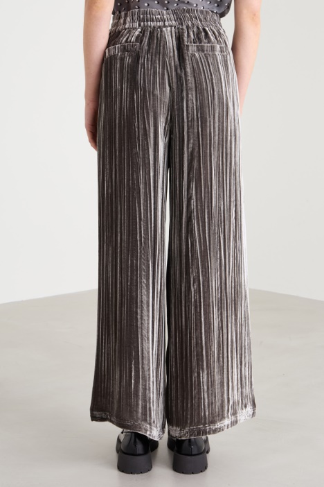 Pantaloni jogger in velluto