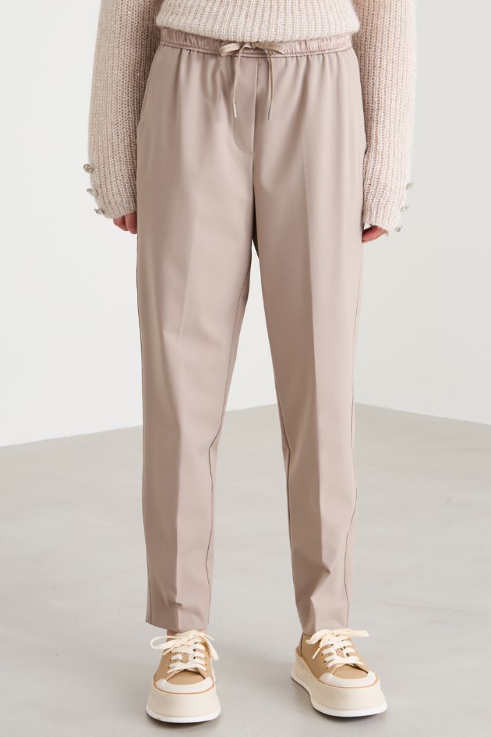 Stretch canvas trousers Intrend - 2