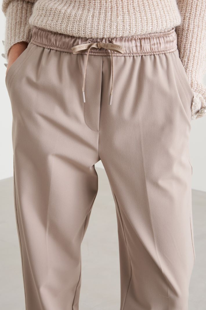 Stretch canvas trousers Intrend - 4