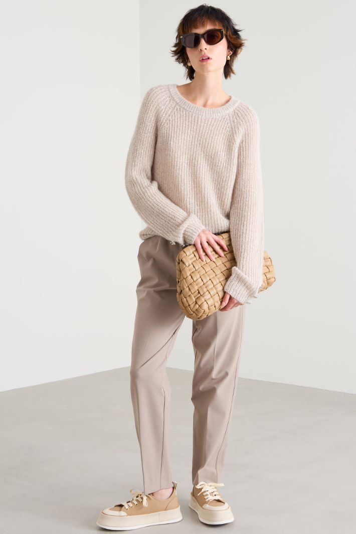 Stretch canvas trousers Intrend