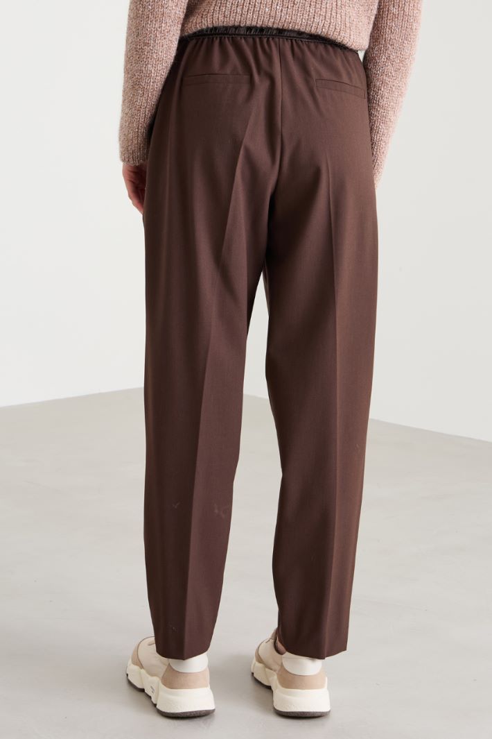 Stretch canvas trousers Intrend - 3