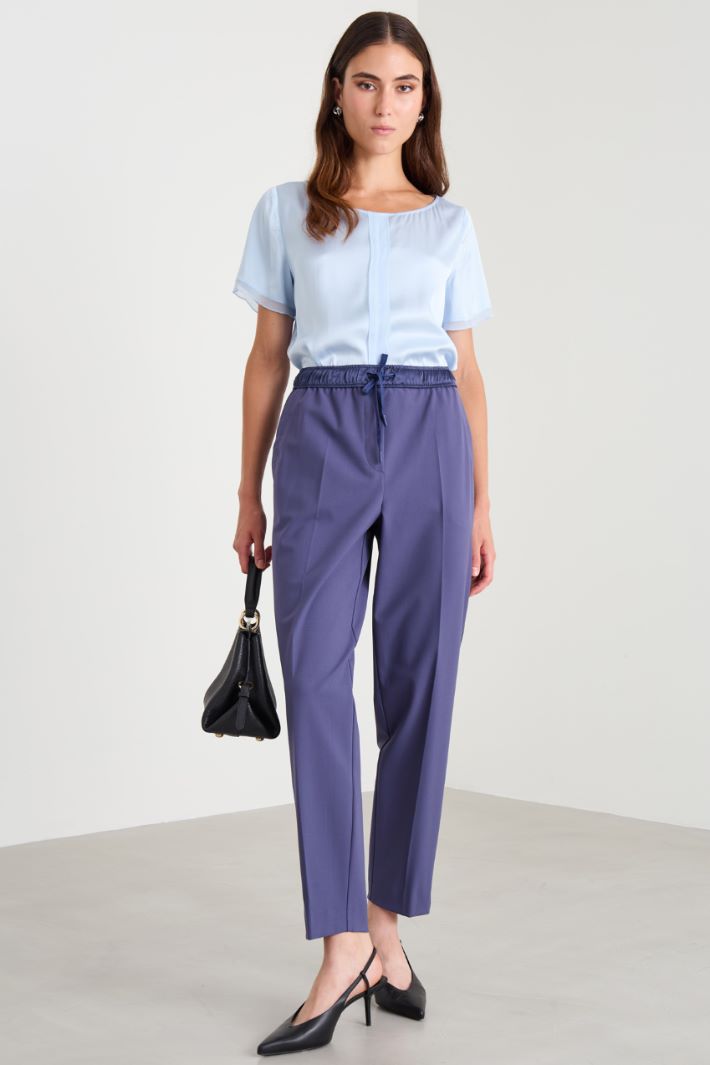 Stretch canvas trousers Intrend