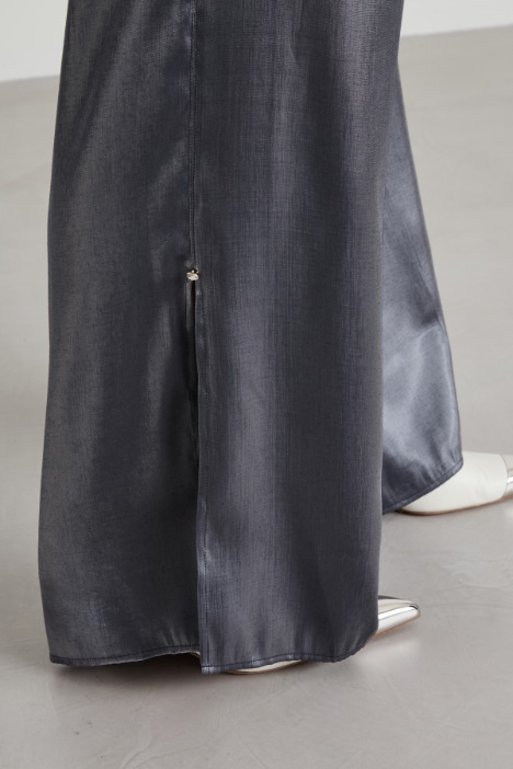 Pantaloni in viscosa lamé