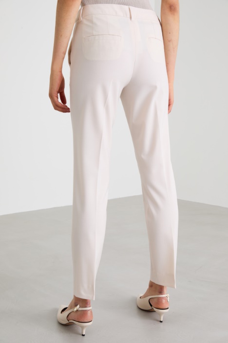 Pantaloni a sigaretta in lana