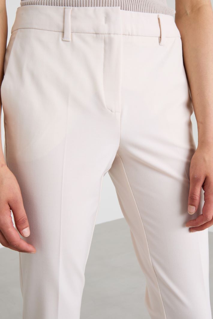 Pantaloni a sigaretta in lana Intrend - 4