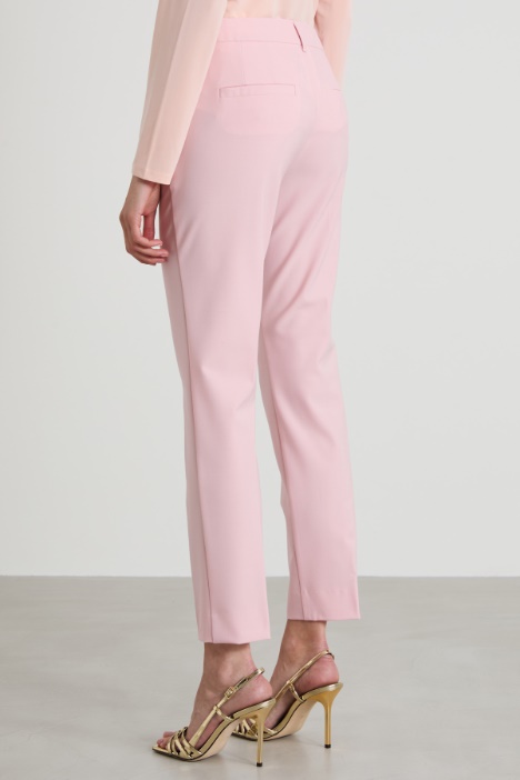 Pantaloni a sigaretta in lana