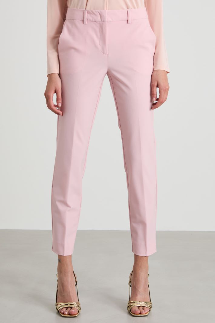 Pantaloni a sigaretta in lana Intrend - 2