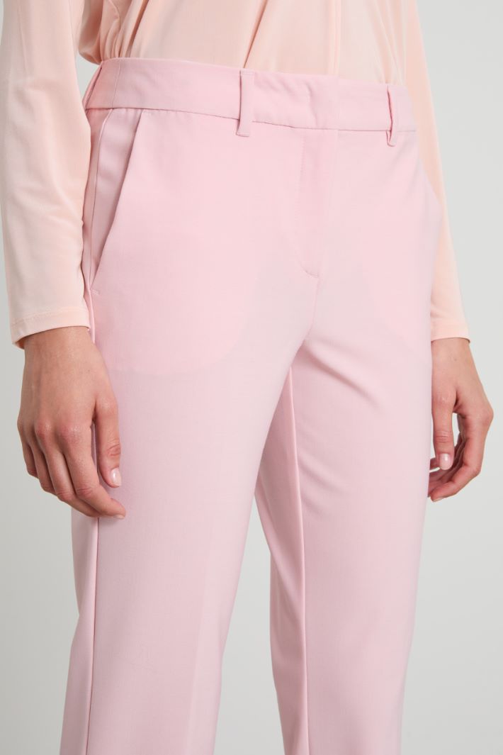 Pantaloni a sigaretta in lana Intrend - 4