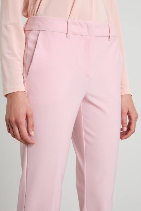 Pantaloni a sigaretta in lana