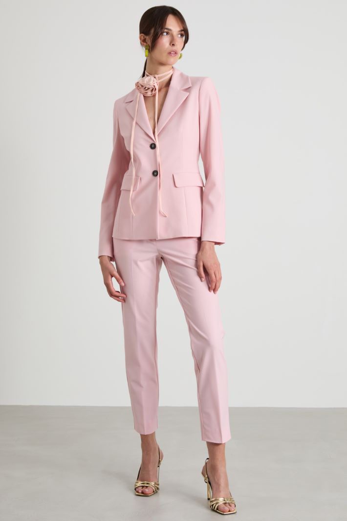 Pantaloni a sigaretta in lana Intrend
