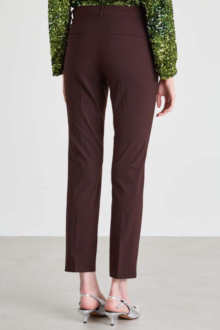 Pantaloni a sigaretta in lana Intrend - 3
