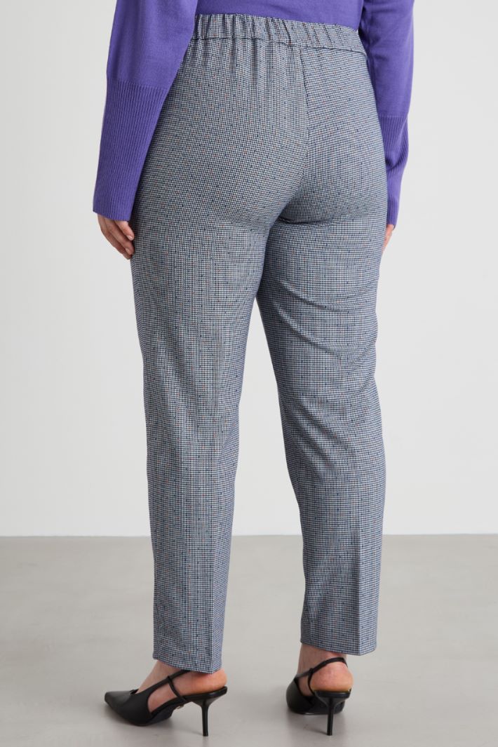 Yarn-dyed fabric trousers Intrend - 3