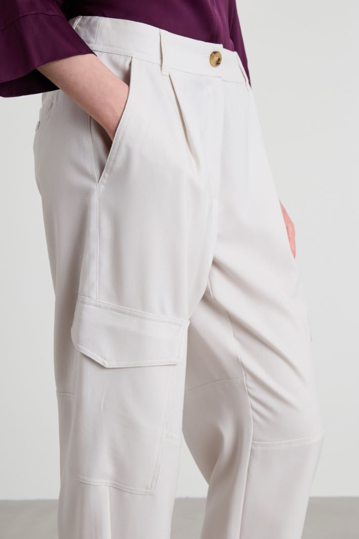 Wool cargo trousers Intrend - 4