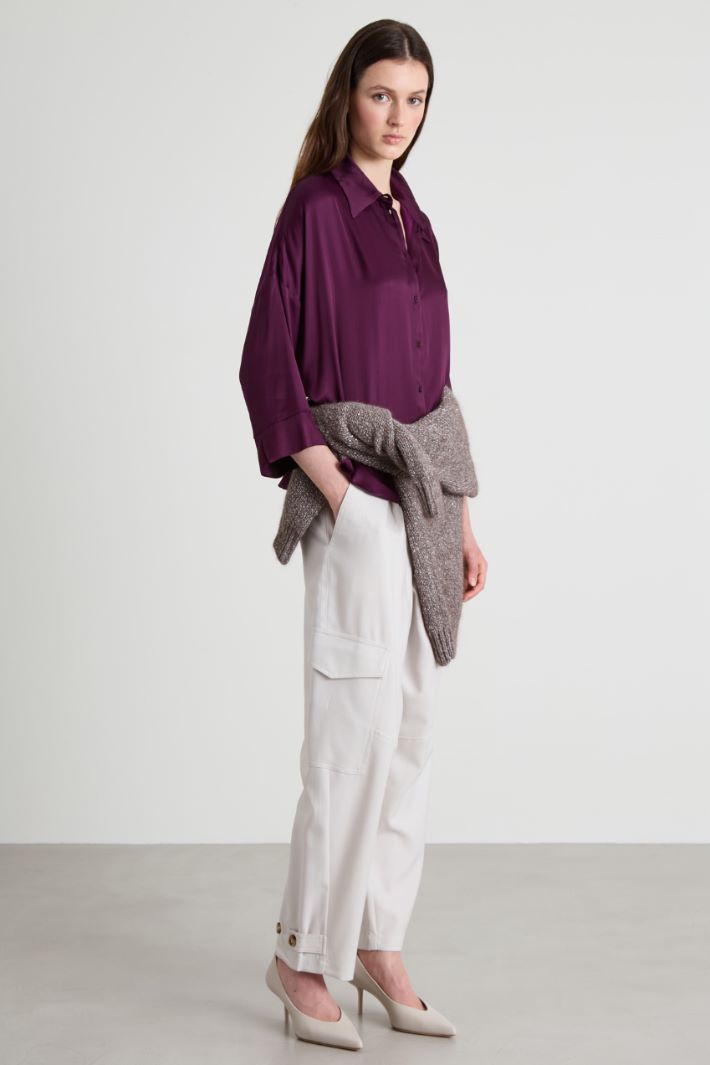 Wool cargo trousers Intrend