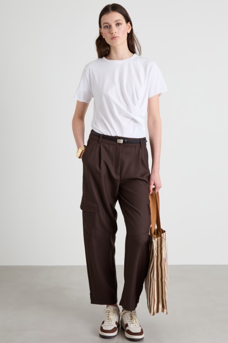 Wool cargo trousers Intrend