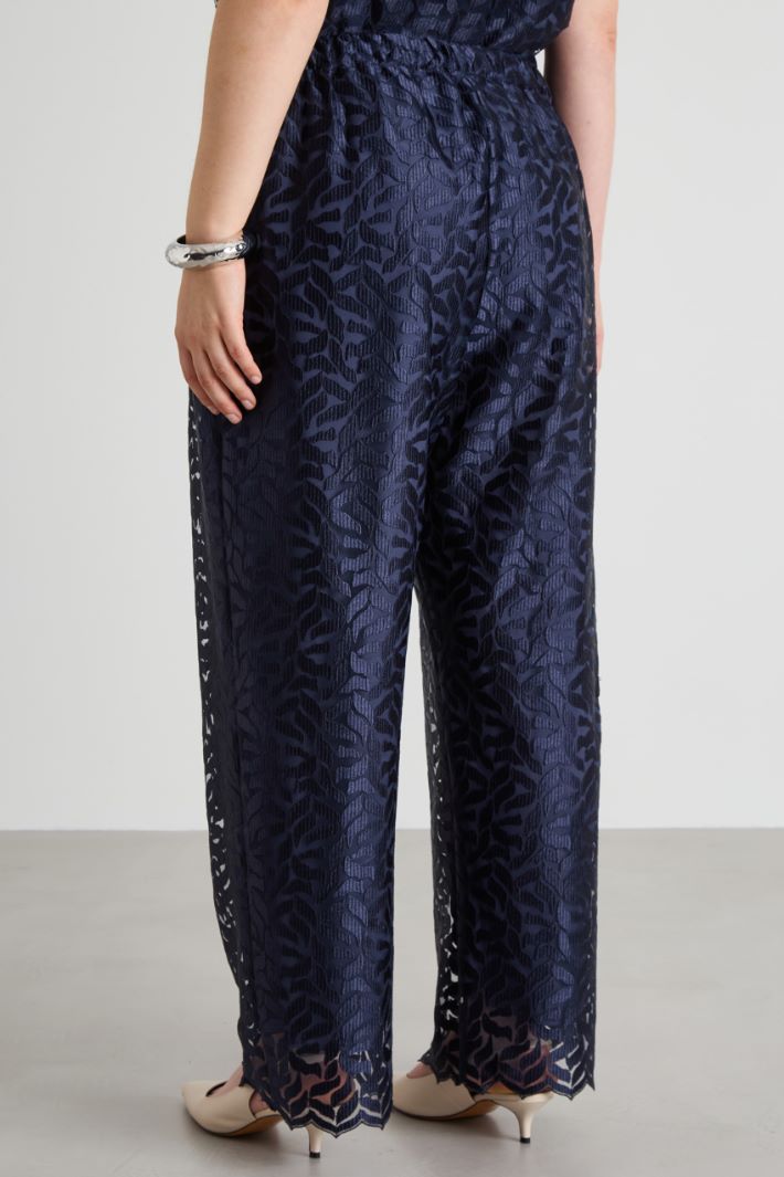 Pantaloni in tulle ricamato Intrend - 3