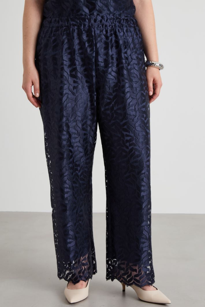 Pantaloni in tulle ricamato Intrend - 2