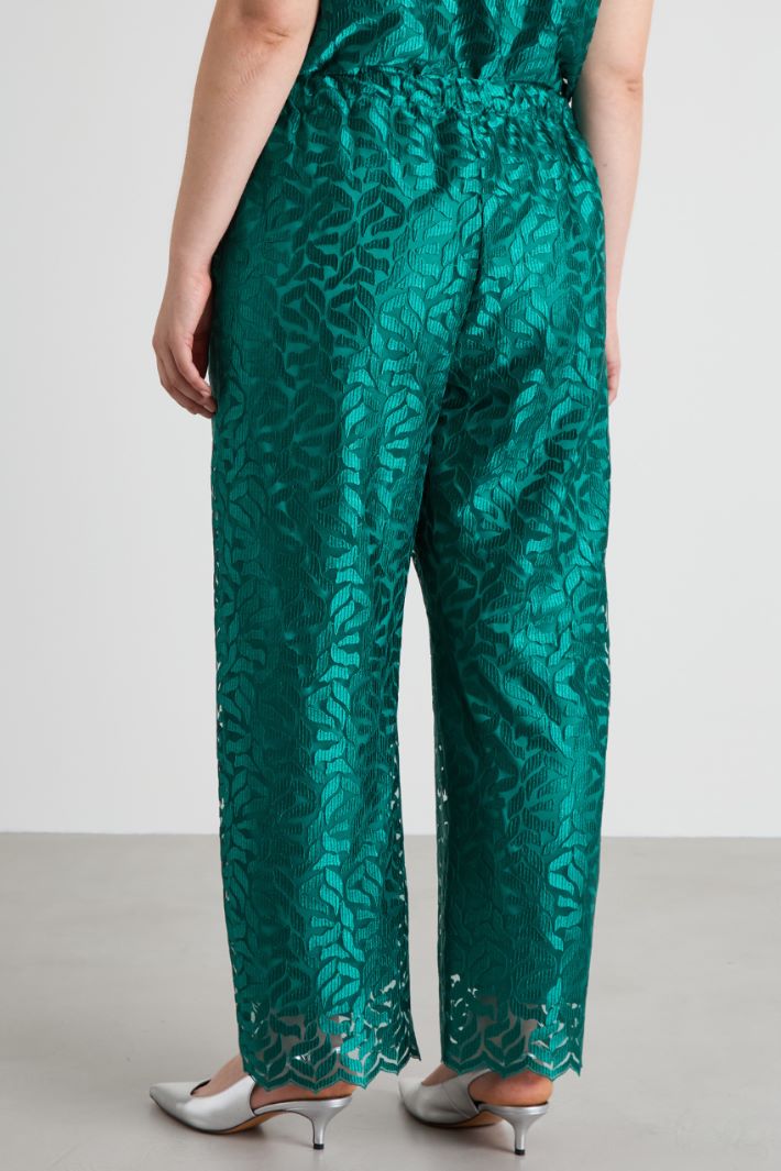 Pantaloni in tulle ricamato Intrend - 3