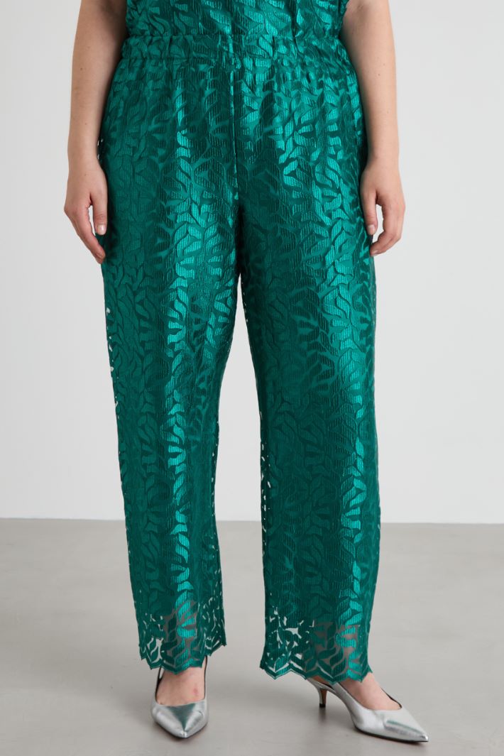 Pantaloni in tulle ricamato Intrend - 2