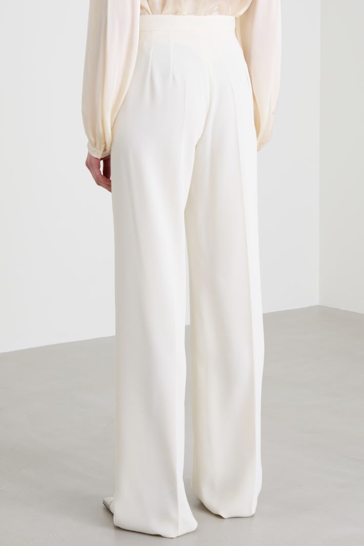 Pantaloni dritti a vita alta Intrend - 3