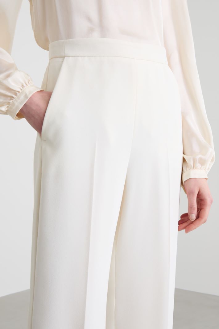 Pantaloni dritti a vita alta Intrend - 4