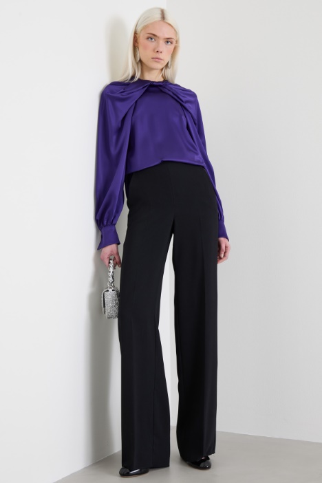 Pantaloni dritti a vita alta Intrend