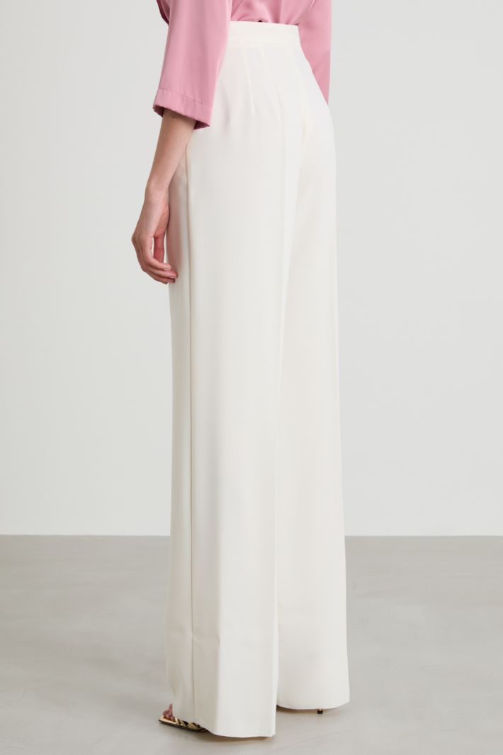 Pantaloni dritti a vita alta Intrend - 3