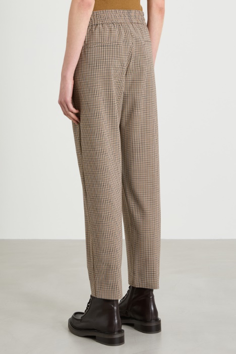 Pantaloni baggy in lana