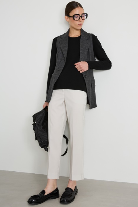 Wool cigarette trousers Intrend