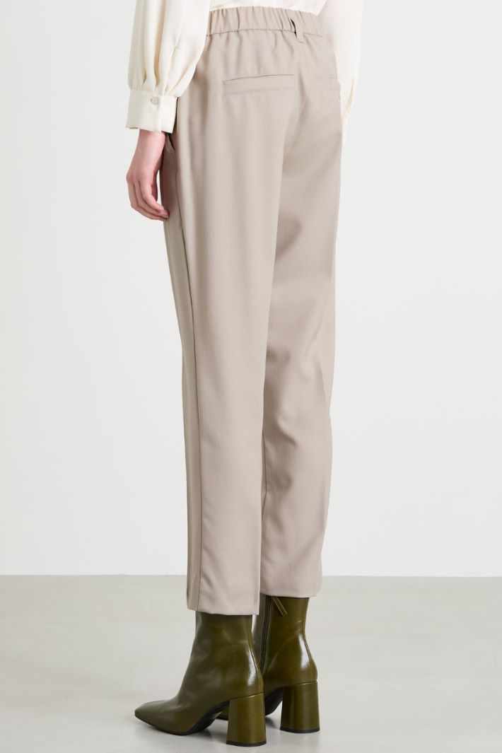 Pantalones pitillo de lana Intrend - 3