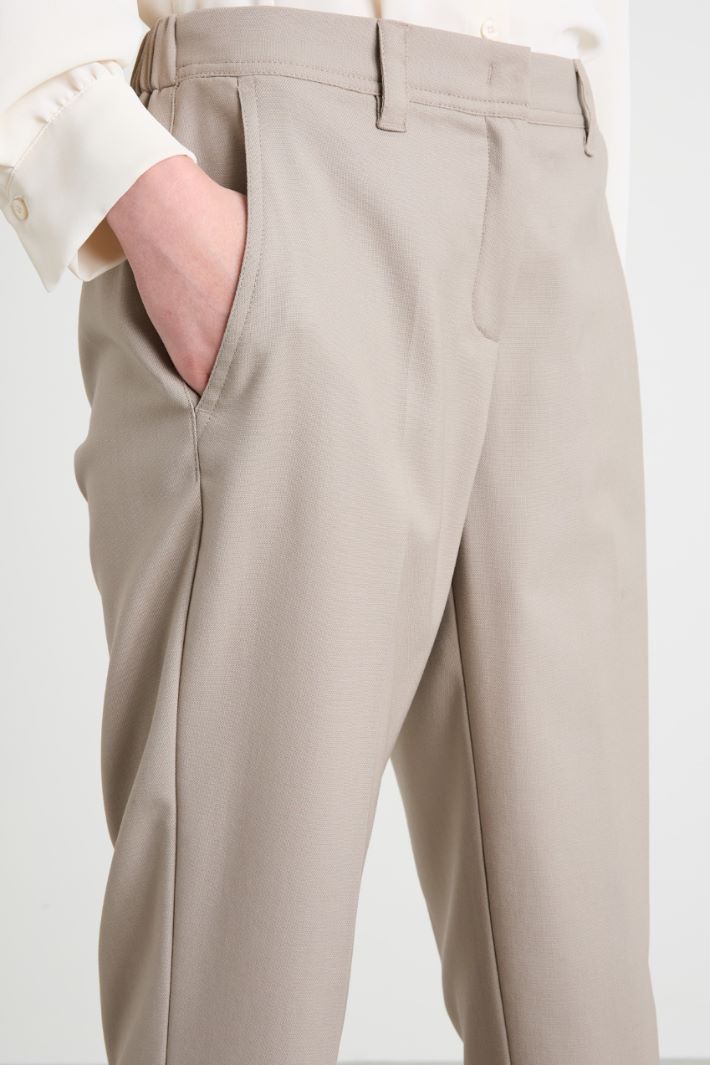 Pantalones pitillo de lana Intrend - 4