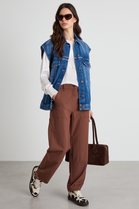 Trousers with patch pockets Intrend