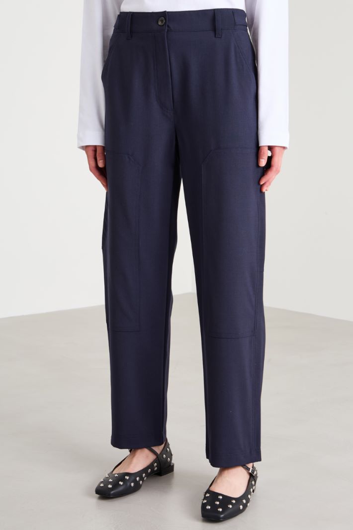 Trousers with patch pockets Intrend - 2