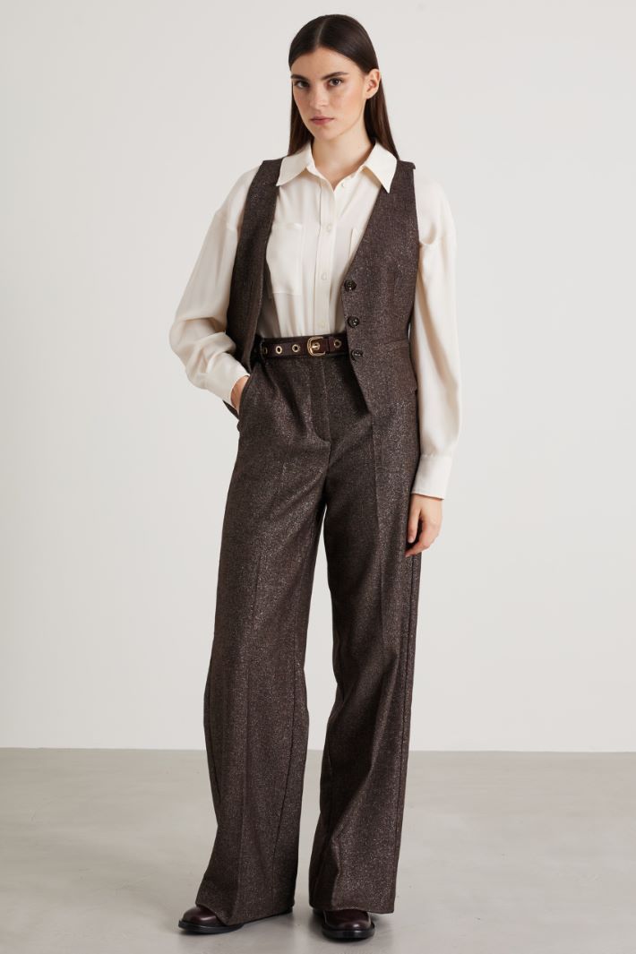 Lurex trousers Intrend