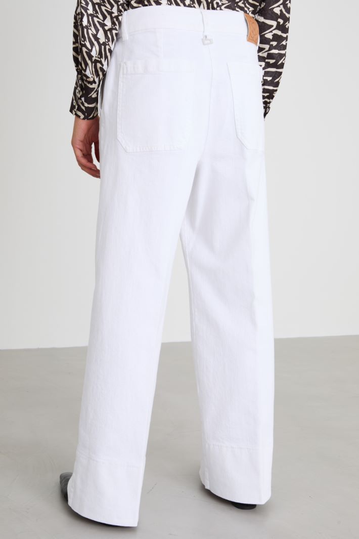 Cotton drill trousers Intrend - 3