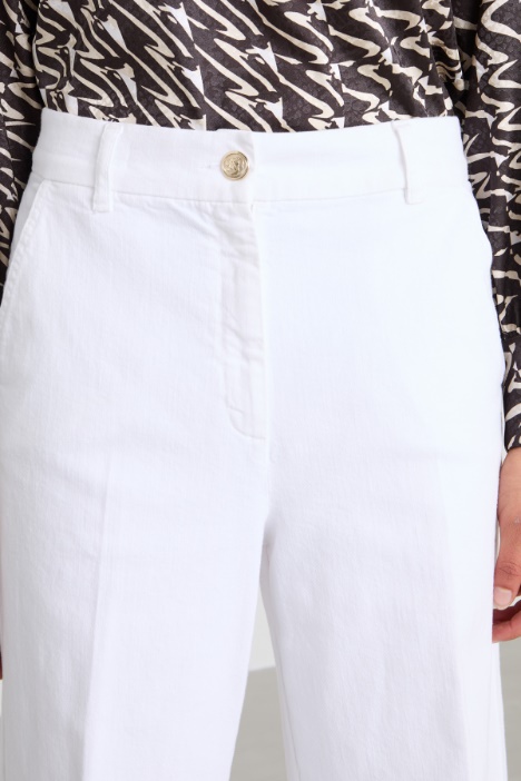 Pantaloni in drill di cotone