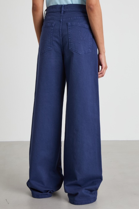 Pantaloni over in bull