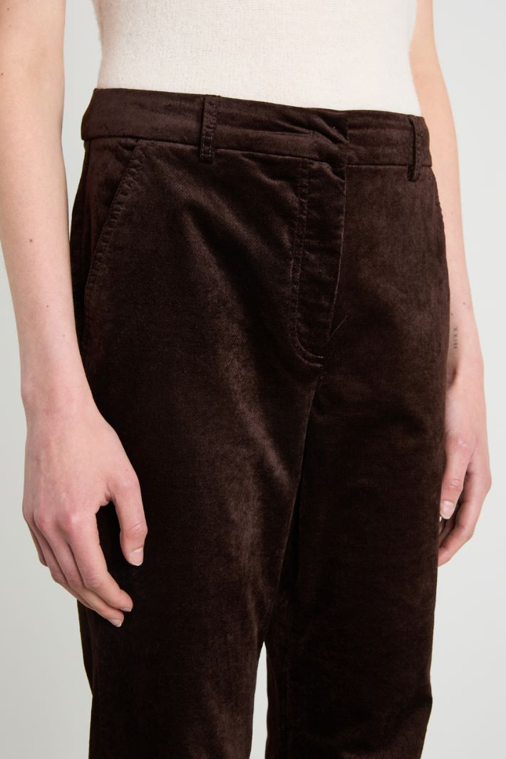 Velvet trousers Intrend - 4