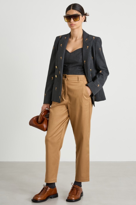 Cotton twill trousers Intrend
