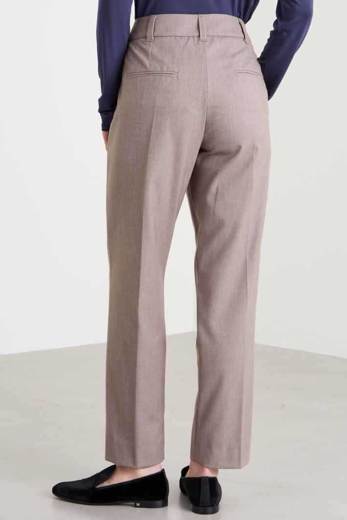 Flannel trousers Intrend - 3