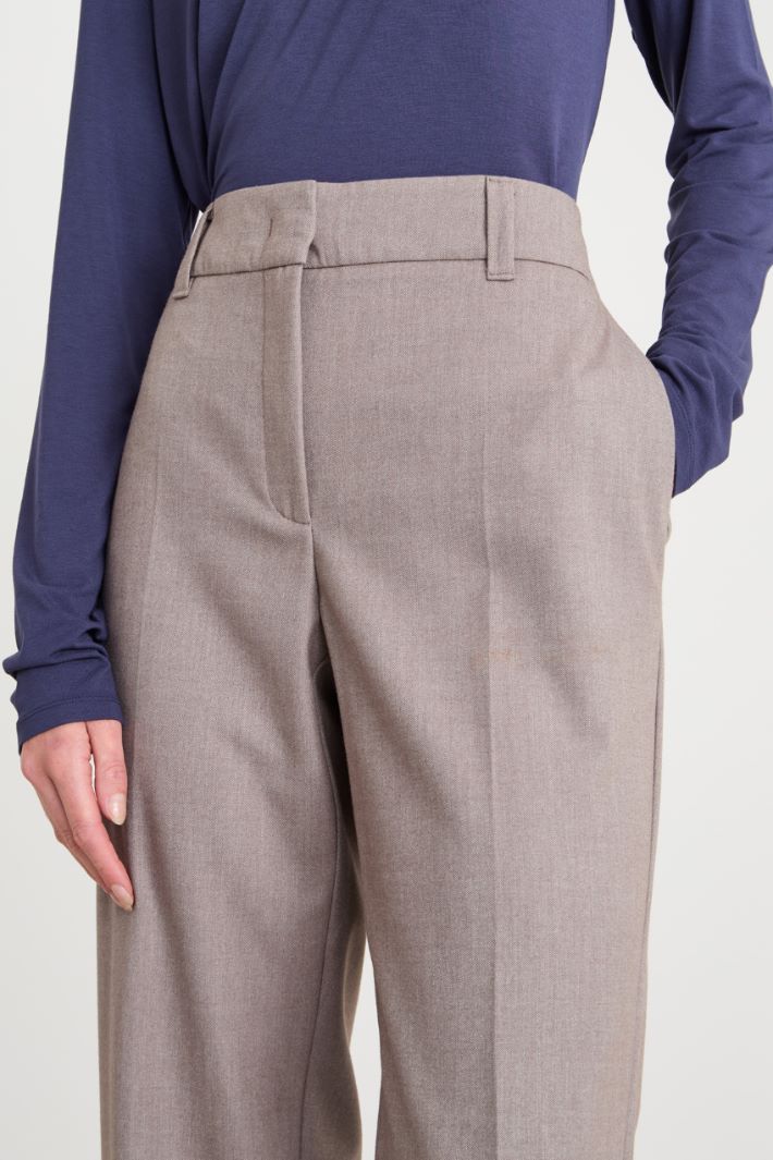 Flannel trousers Intrend - 4