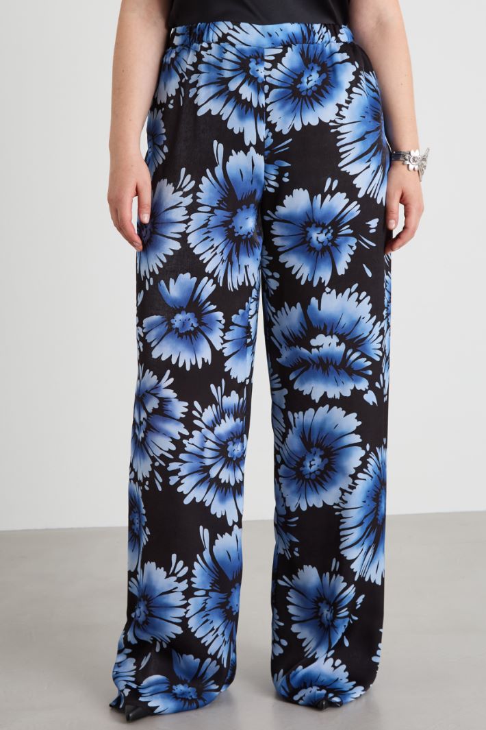 Pantaloni in raso Intrend - 2