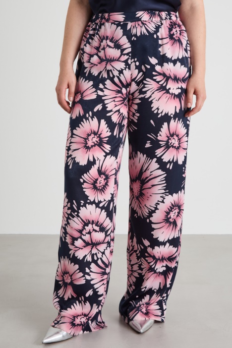 Pantaloni in raso