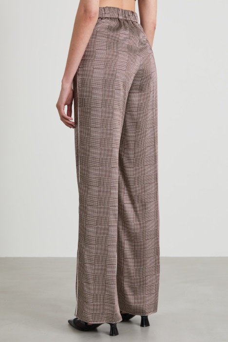 Pantaloni in twill stampato