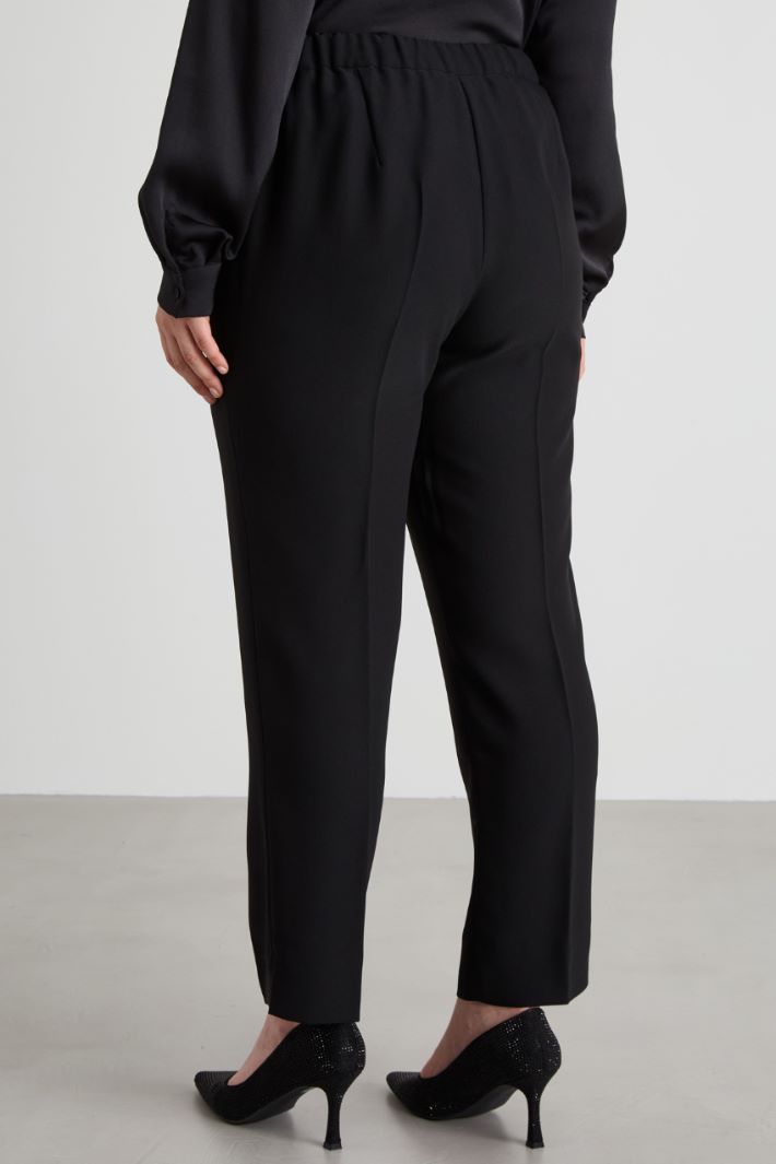 Crepe envers satin trousers Intrend - 3