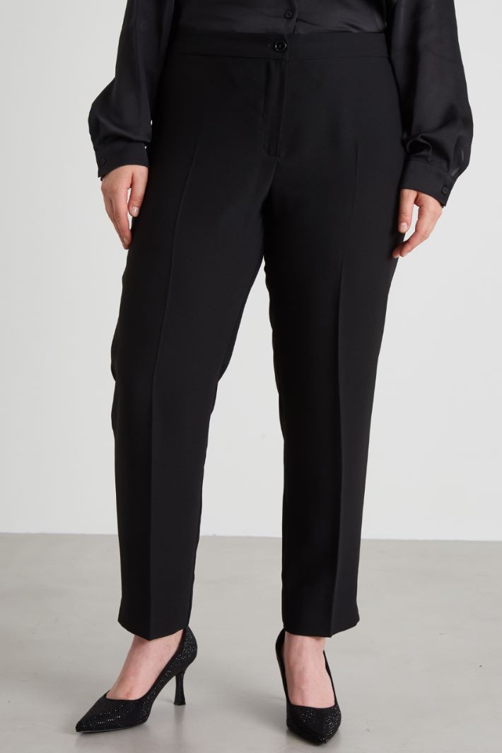 Crepe envers satin trousers Intrend - 2